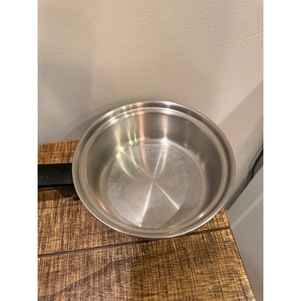 Vintage Maxam 1-1/2 Quart Sauce Pan Pot Stainless 18-8  3-ply Heavy Duty